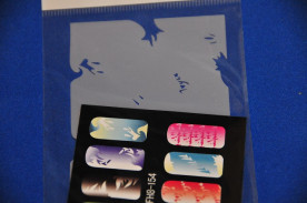 海外輸入品　ネイル　ステンシル（エアーブラシ）　ネイルテンプレート