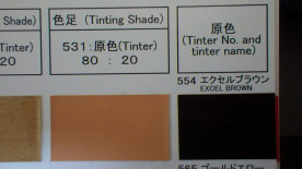 関西ペイント社製　PG80　Ⅲ　ウレタン樹脂塗料