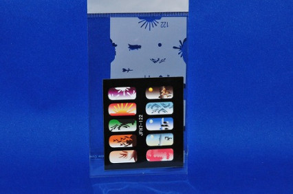海外輸入品　ネイル　ステンシル（エアーブラシ）　ネイルテンプレート