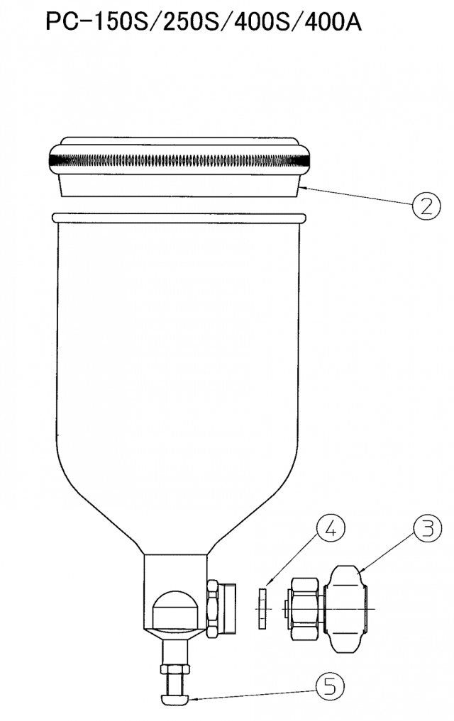 アネストIwata 加圧コンテナＰＣ－１８ＤＭ部品 容器セット の通販 