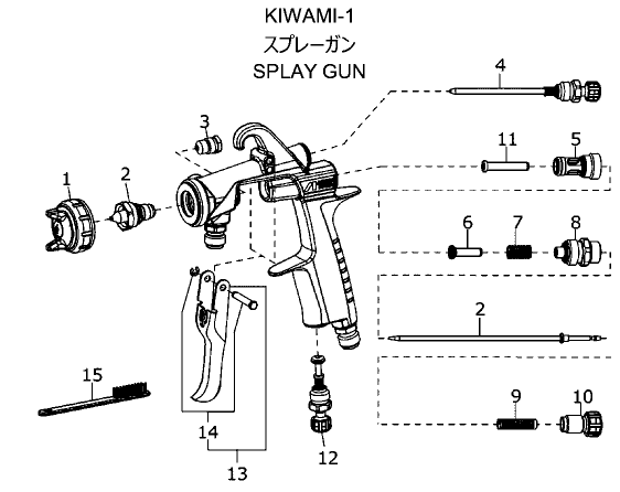 アネストIwata スプレーガン部品 Ｋｉｗａｍｉ用 空気キャップＡＳＳＹ