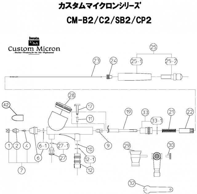 アネストIwata スプレーガン部品 ＬＰＨ５０用 ニードルベンＰＫセット