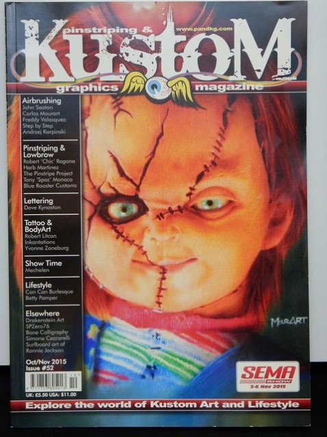 海外輸入品ピンストライピング＆カスタムグラフィックマガジン　Pinstriping＆Kustomgrahicsmagazine