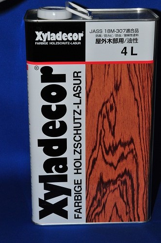 キシラデコール #103 チーク 高性能木材保護塗料（屋外専用/油性） 4Ｌ